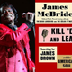 James Brown in concert in New York City in 2004; cover of Kill ’Em and Leave: Searching for James Brown and the American Soul
Frank Micelotta/Getty Images; Amazon.com
